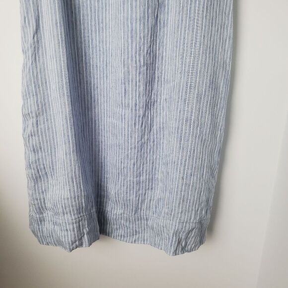7 For All Mankind Striped Linen Blend Dress Size XS - Picture 5 of 8